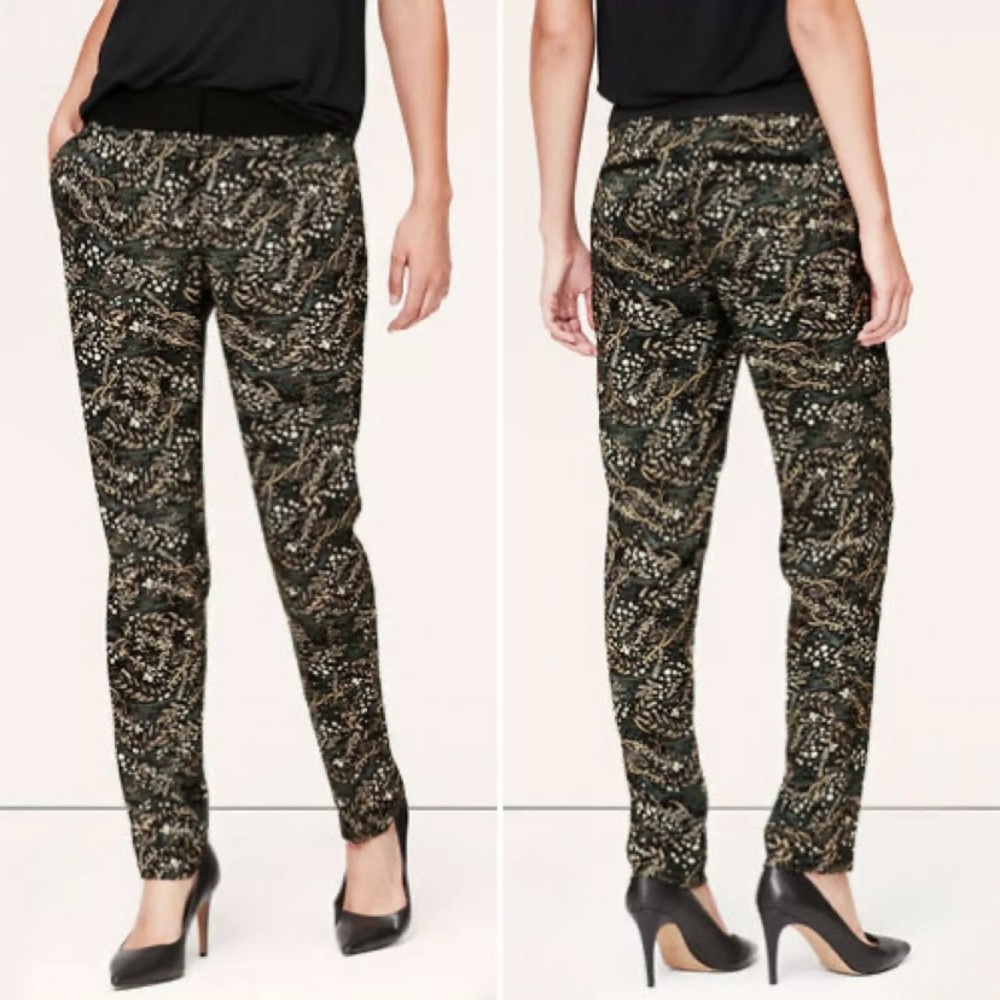 Loft Marisa Soft Pants Wild Prairie Floral